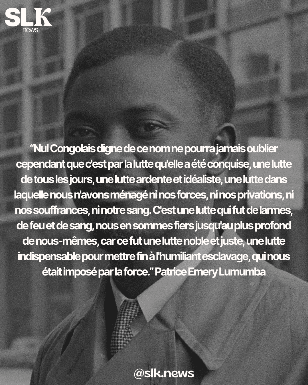 Image: 30 juin 1960 - Discours de Lumumba lors de l'indépendance de la RDC