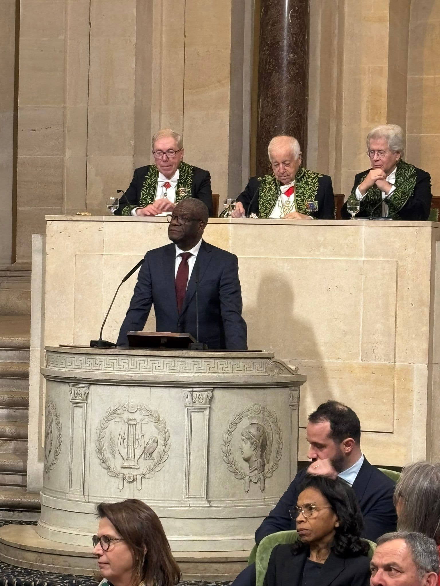Denis Mukwege fait son entrée à l’Académie des sciences morales et politiques